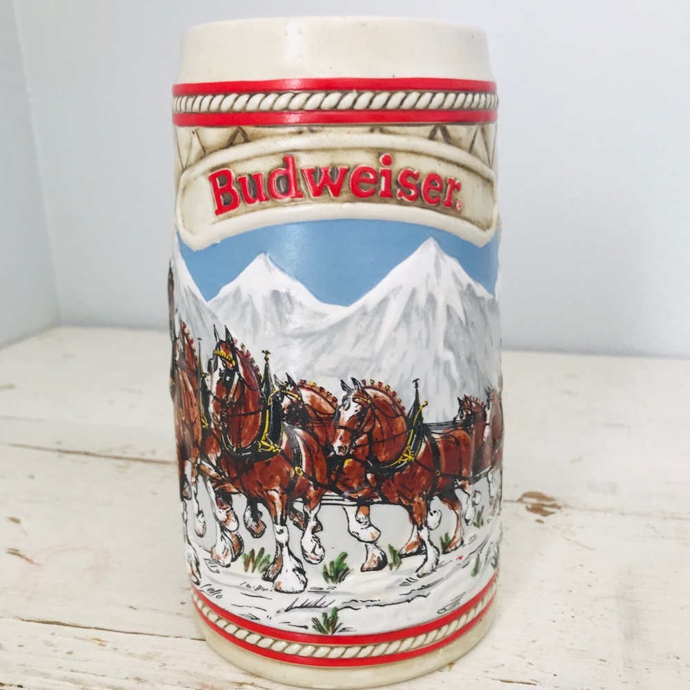 Vintage 80’s Budweiser Anheuser Busch Stein